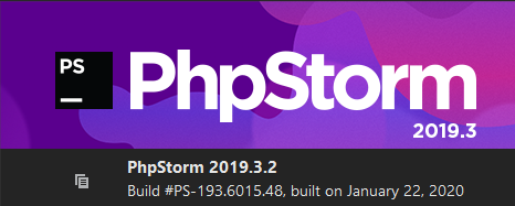 2019.3.2 版本 PHPStorm 最新激活方式 (2020年亲测)
